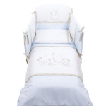 Бебешки спален комплект SWEET STAR Maxi – Blue, 5 части