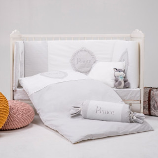 Бебешки спален комплект Royal Garden – Grey, 60х120 см