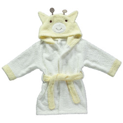 Детски халат за баня 1-5 год. - Жираф