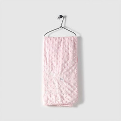 Нежно бебешко одеяло Розово зайче