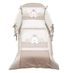 Бебешки спален комплект Baby Re – Dove Grey, 4 части