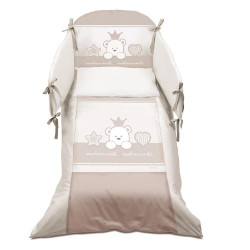 Бебешки спален комплект Baby Re – Dove Grey, 4 части