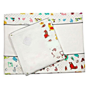 Спално бельо за бебе Птици - Бамбук