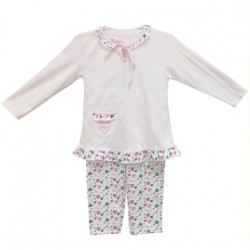Розова пижама за деца 1-2 години - ИВЕТ