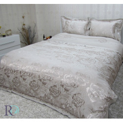 Комплект спално бельо ПАМУЧЕН сатен -Рона Беж