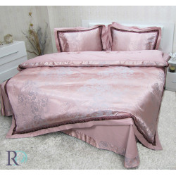 Комплект спално бельо ПАМУЧЕН сатен -Рона Пепел