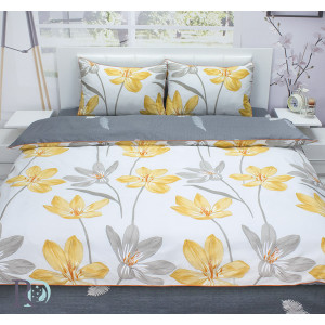 Спален комплект от памучен сатен Гизел