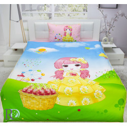 Детски спален комплект Кая - памучен сатен 