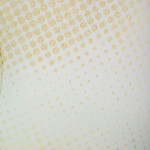 Олекотена завивка със силиконов пух Gold Dots
