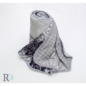 Плюшена завивка / покривало - Лилава Плюшена завивка / покривало - Лилава