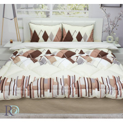 Спален комплект с олекотена завивка Ирида - Памучен сатен