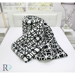 Капитонирана олекотена завивка Черно и Бяло