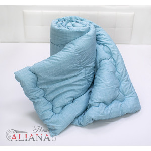 Синя олекотена завивка - 100% Памук 