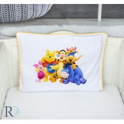 Калъфка за бебешка възглавница 35/45 - Мечо Пух