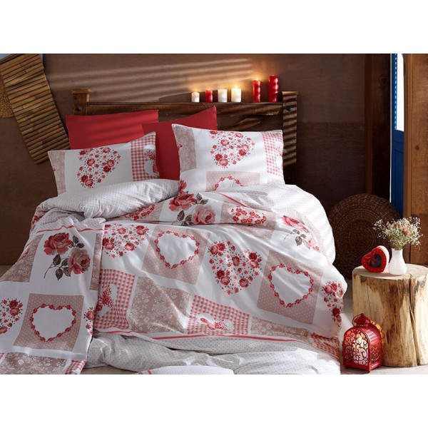 Модернистичен спален комплект от фин памук Джени-Роуз