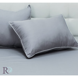 Сив долен чаршаф - памучен сатен Сив долен чаршаф - памучен сатен