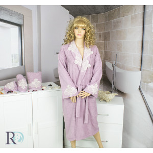 Луксозен хавлиен комплект за баня Кая пудра Луксозен хавлиен комплект за баня Кая пудра