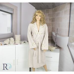 Луксозен хавлиен комплект за баня Кая капучино Луксозен хавлиен комплект за баня Кая капучино