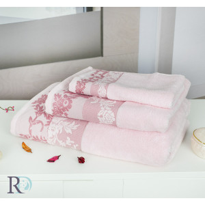 Микропамучна хавлиена кърпа Алания розова Микропамучна хавлиена кърпа Алания розова