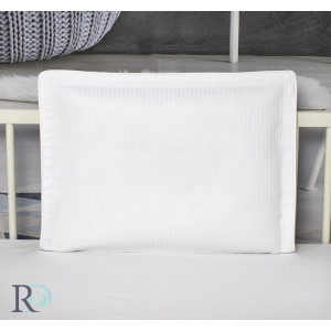 Калъфка за бебешка възглавница райе White