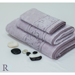 Памучна хавлиена кърпа Пудра 2 Памучна хавлиена кърпа Пудра 2