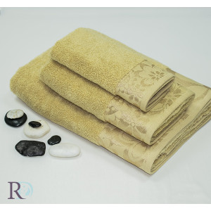 Памучна хавлиена кърпа Михаела - Златиста Памучна хавлиена кърпа Михаела - Златиста