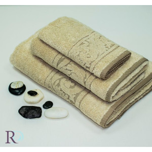 Памучна хавлиена кърпа Михаела - Бежова Памучна хавлиена кърпа Михаела - Бежова