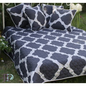 Модерна кувертюра Black & White - Жакард