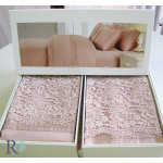 Шикозен спален комплект с дантела Achinora Pink