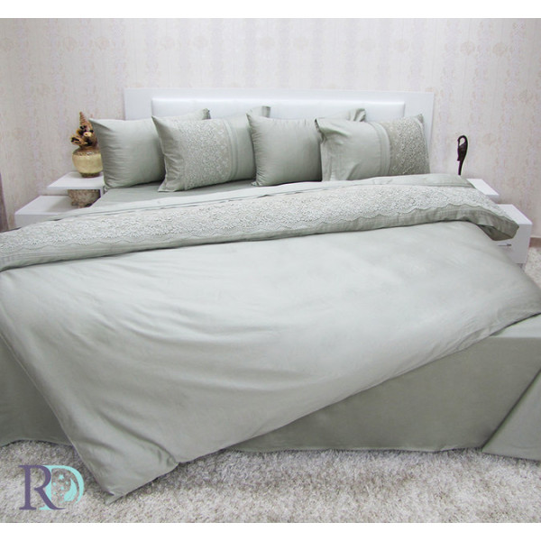 Луксозно спално бельо с дантела Achinora Green