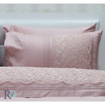 Шикозен спален комплект с дантела Achinora Pink