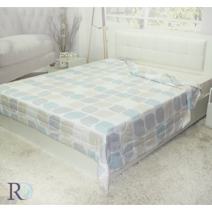 Тънка олекотена завивка Алпиния сива