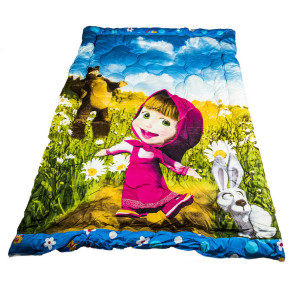 Дизайнерска олекотена завивка за деца - Щастливата Маша