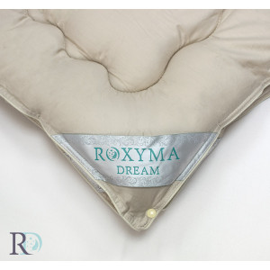 Бежова олекотена завивка от Памучна материя