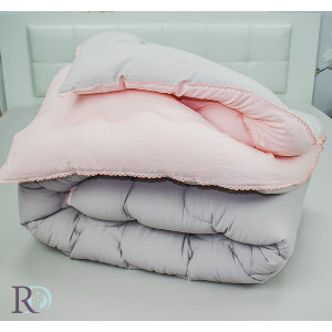 Топла олекотена завивка Dream сива