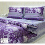 Стилен лилав спален комплект със завивка Hellen - фин Памук