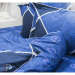 Спален комплект от сатениран памук Blue Betty