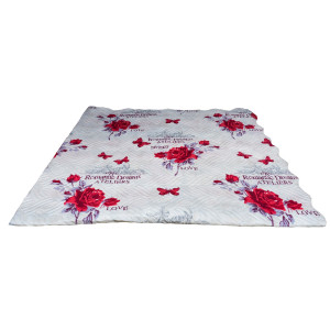 Микрофибърно покривало за спалня - Авантюра, червен