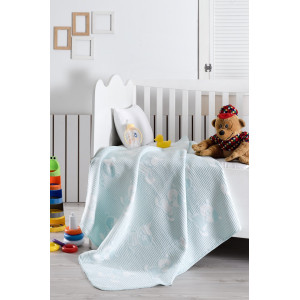 Памучно бебешко одеяло Сладък Мечо