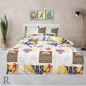 Детско спално бельо Баскетбол - Памучен сатен Детско спално бельо Баскетбол - Памучен сатен