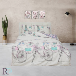 Детско спално бельо Сара - Памучен сатен Детско спално бельо Сара - Памучен сатен