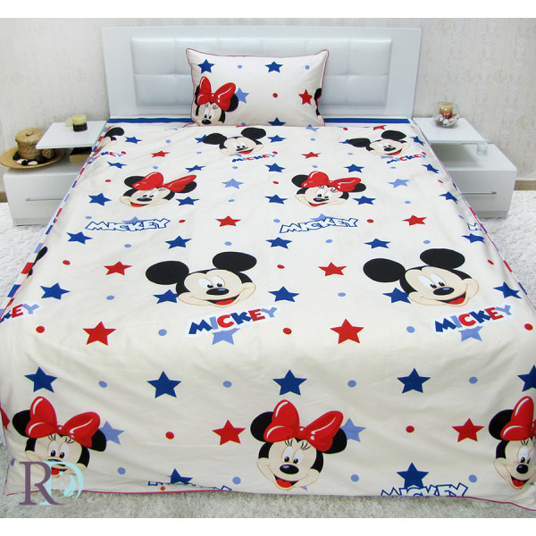Спално бельо Lux Mickey Mouse - фин памук