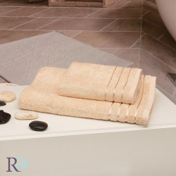 Хавлиена кърпа от бамбук Карла 90х150 см. - бежово