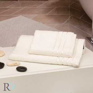 Хавлиена кърпа от бамбук Карла 50х90 см. - бяло