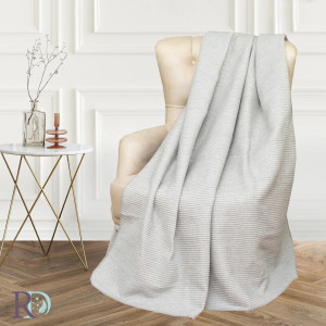 Меко памучно одеяло МОНИ - сиво Меко памучно одеяло МОНИ - сиво