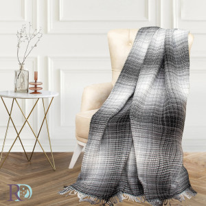 Модерно одеяло Scotch 150х200 см. - сиво и черно Модерно одеяло Scotch 150х200 см. - сиво и черно