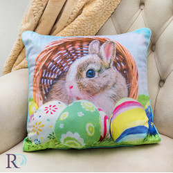 Малка декоративна възглавница Rabbit and Eggs