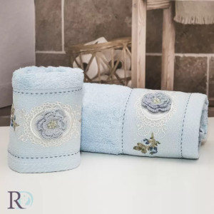 Сет хавлиени кърпи Luxury Синьо - Бамбук