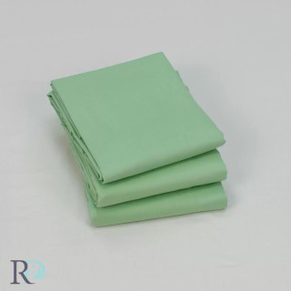 Памучен долен чаршаф Green Apple - 150х220 см.