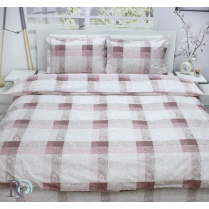 Двоен спален комплект, памучен Роузи
